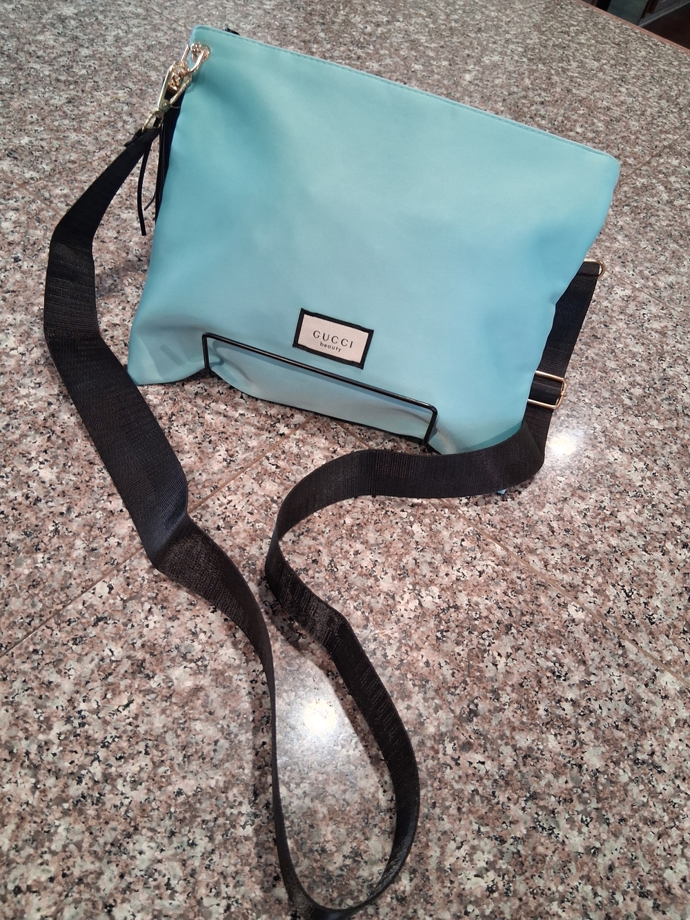 Gucci GWP Aqua Blue Crossbody Bag.